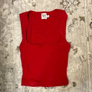 Princess Polly Vibrant Red Tank Top
